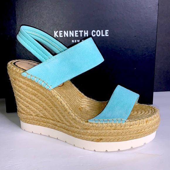 Kenneth Cole Womens Oliva Simple EVA Suede Wedge Sandals - Picture 5 of 10